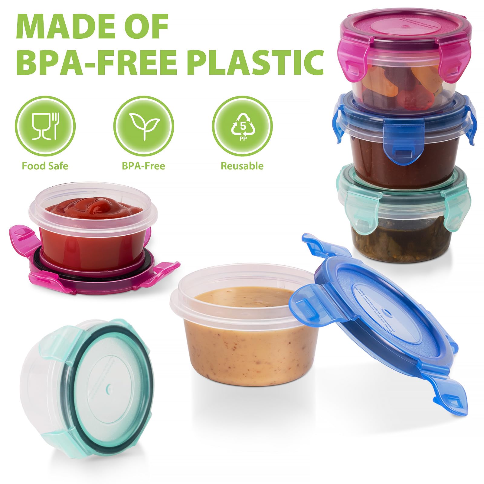 Freshmage color-coded pack in green blue and pink for easy content organization