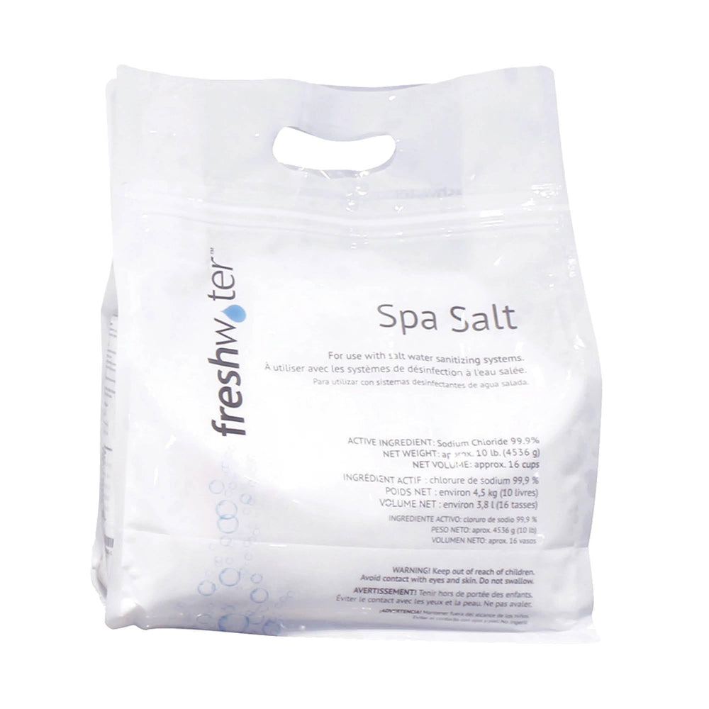 FreshWater 80000 salt 10lb bag for hot tub sanitation with Ace System
