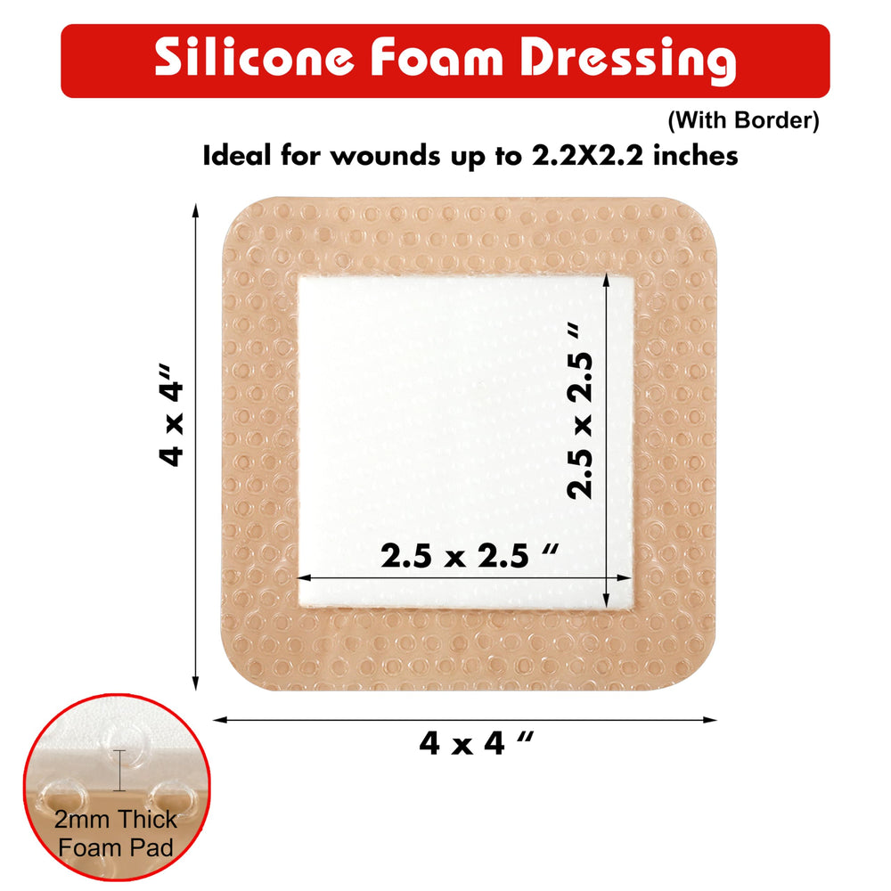 FRESINIDER breathable PU outer layer over wound allows airflow and moisture balance