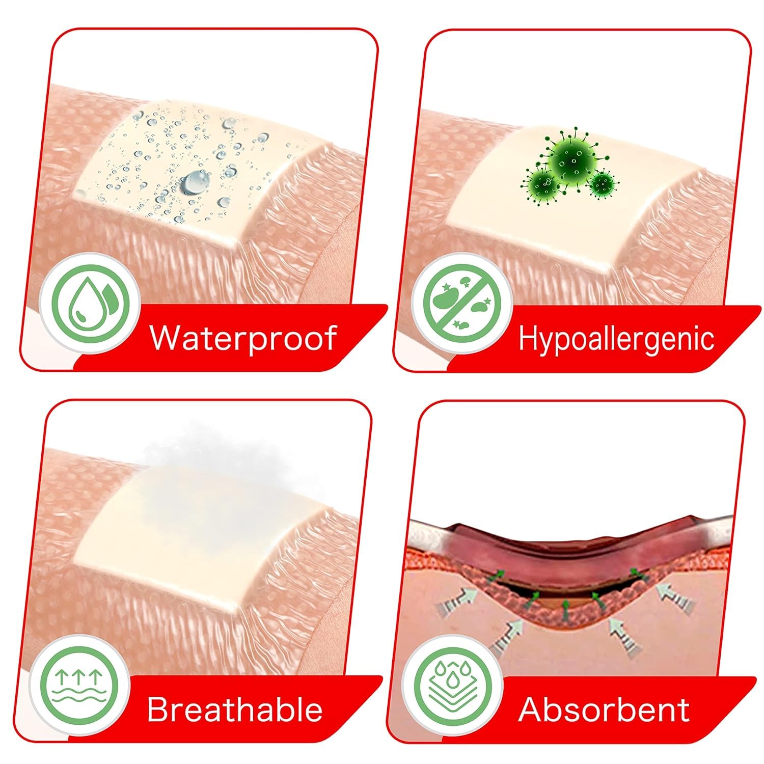 FRESINIDER dressing on burn or postoperative wound demonstrates versatile use