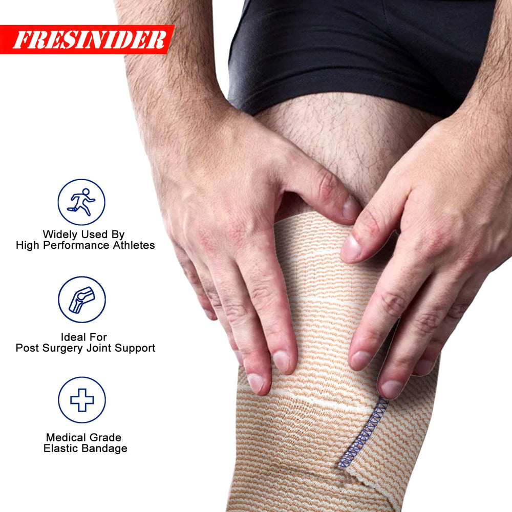 FRESINIDER flexible bandage wrap supports daily activities with reliable hold