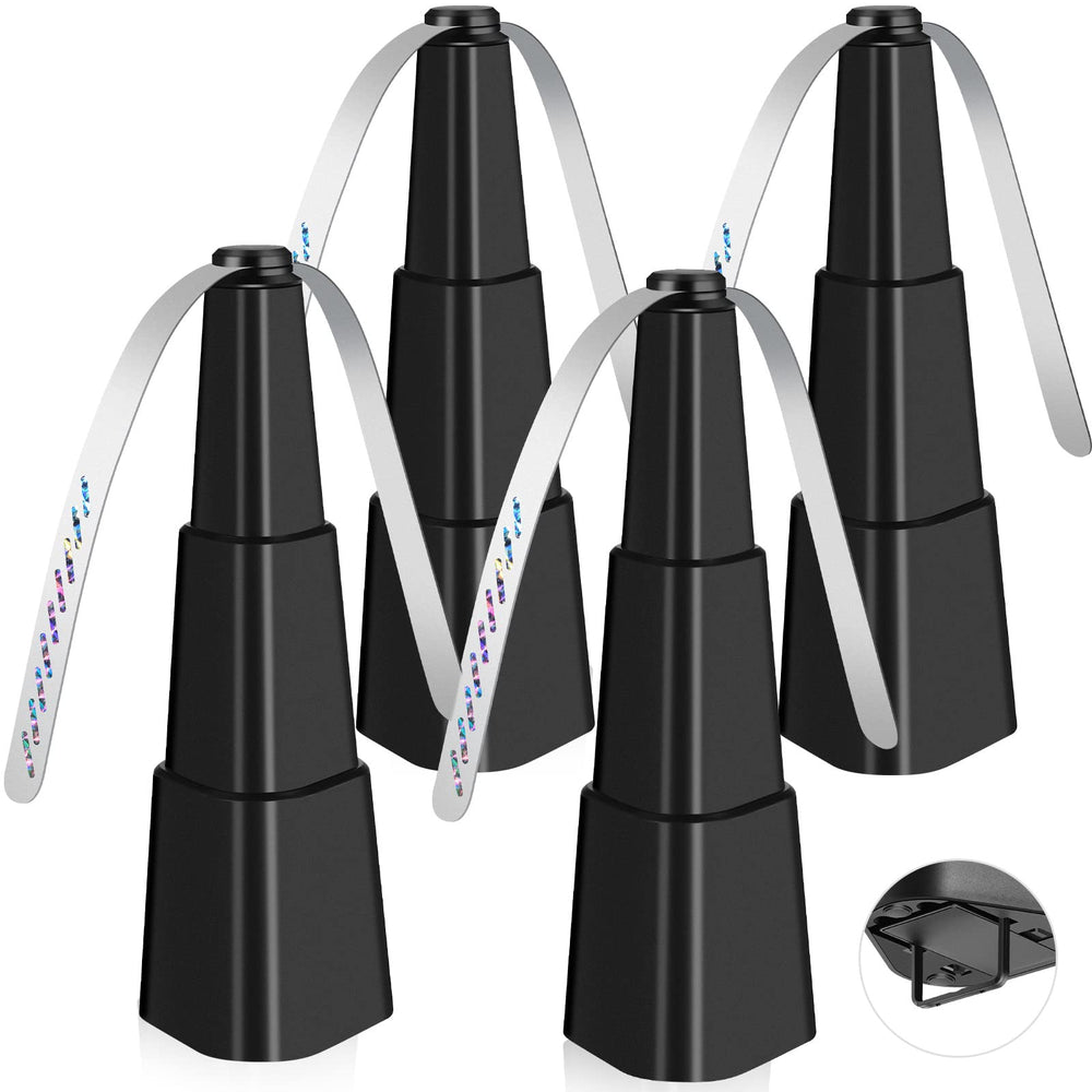 Fretech Fly Fans table-pack setup keeps flies away during outdoor meals.