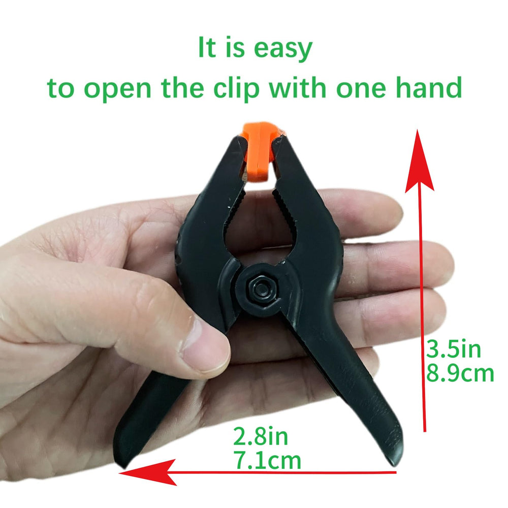 FRICHOM clamp showcases durable plastic construction for reliable holds