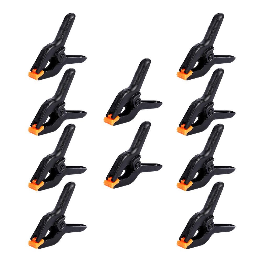 FRICHOM small spring clamp for 3-5inch reach securing fabrics during shoots