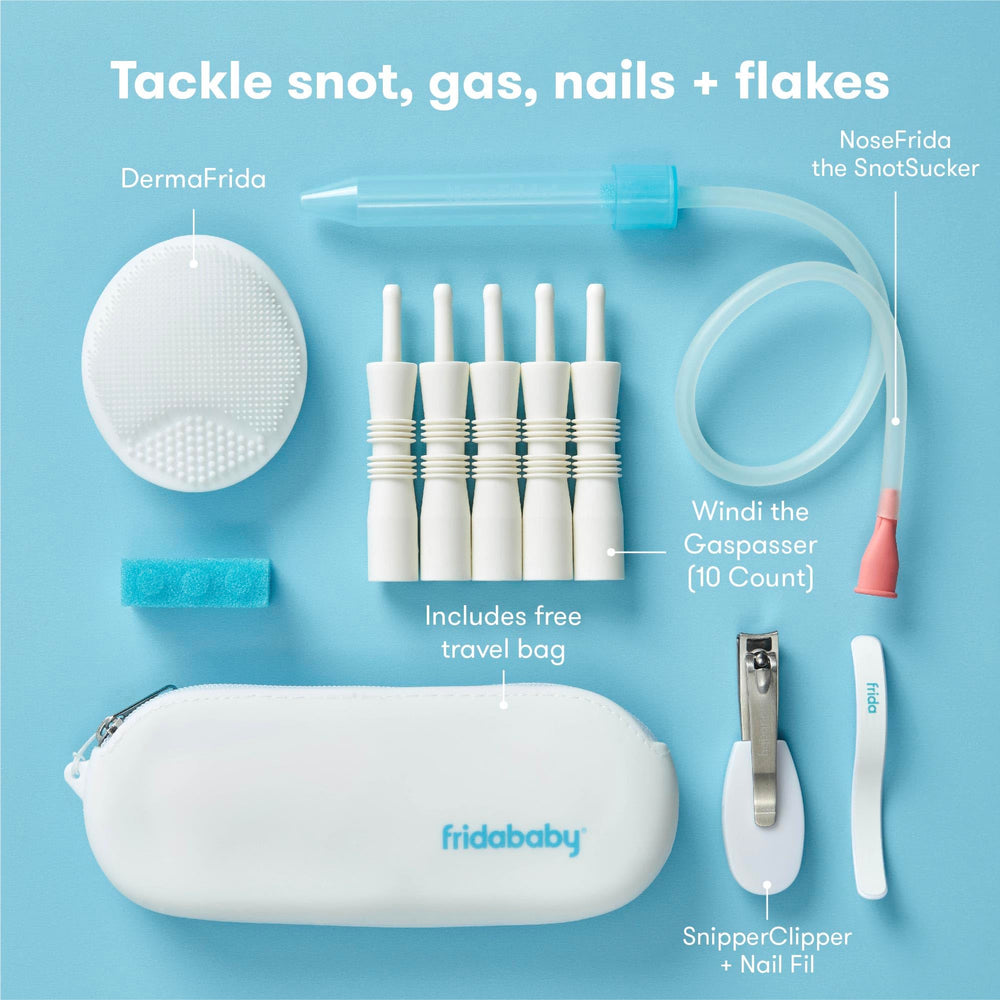 Frida Baby disposable filters help keep mucus separate during nasal use.