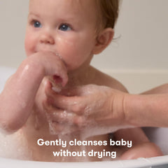 Frida Baby Eucalyptus Vapor Bubble Bath rich suds for a fun, gentle wash.