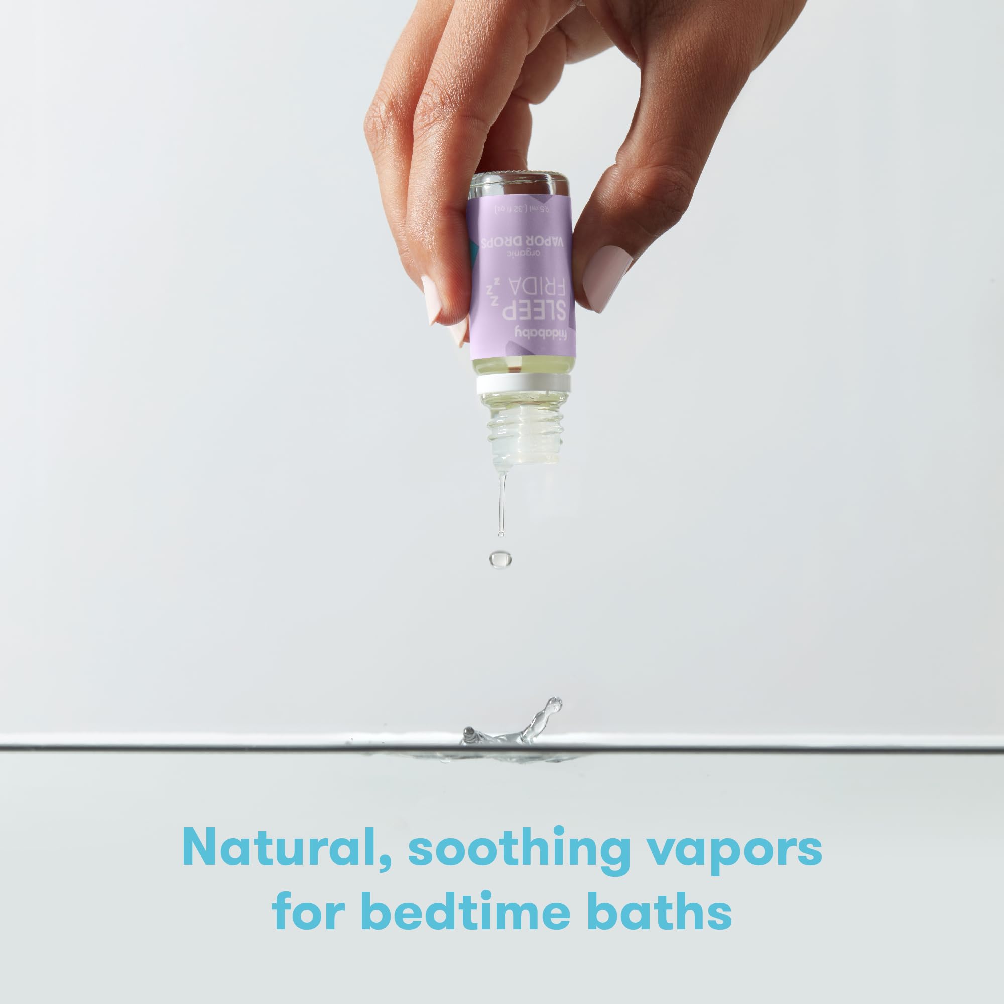 Humidifier-diffuser-nightlight setup featuring Frida Baby lavender for a gentle wind-down.