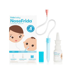 Frida Baby NoseFrida SnotSucker demonstrates gentle external suction for soothing nasal congestion.