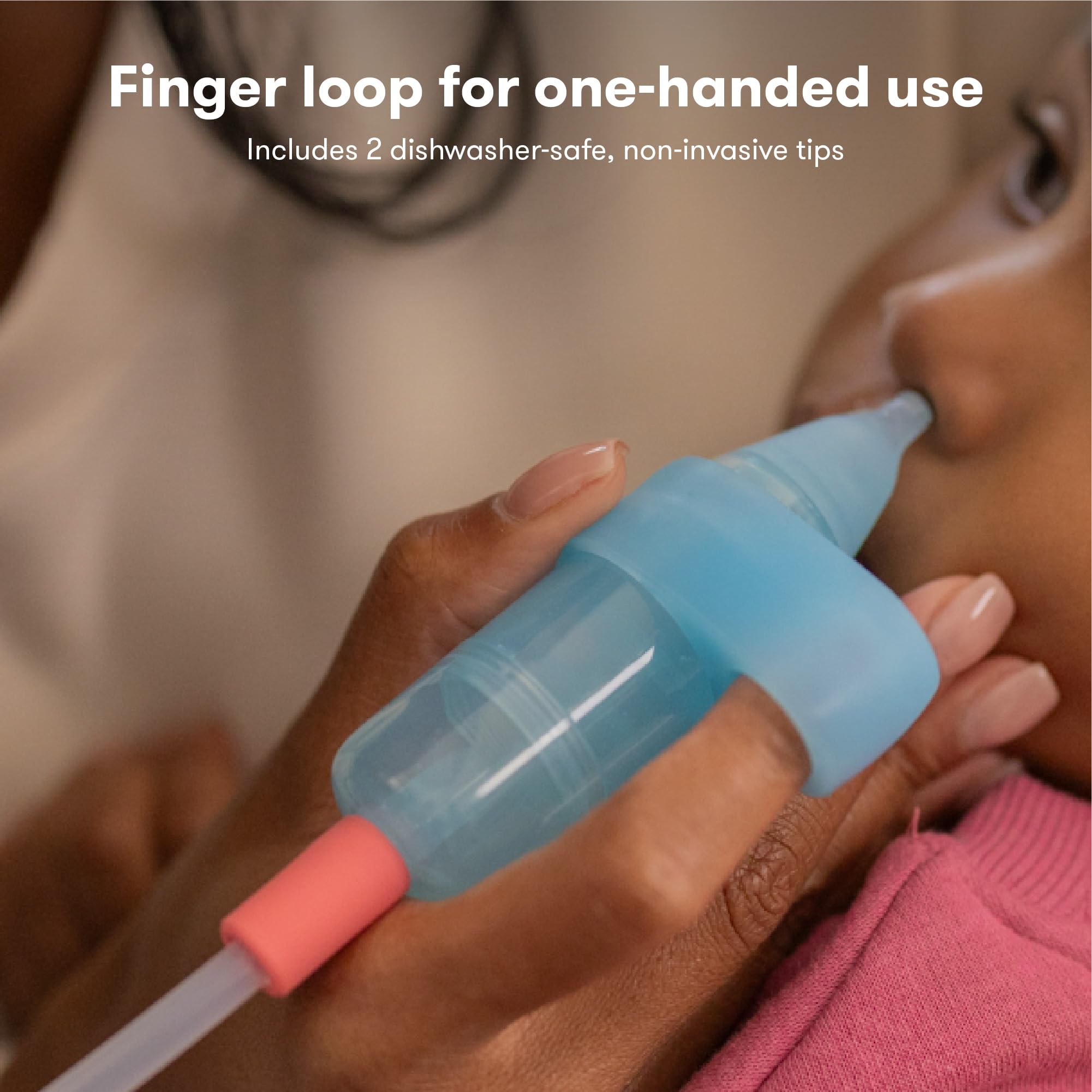 Frida Baby NoseFrida Pro dishwasher-safe parts simplify cleanup after use