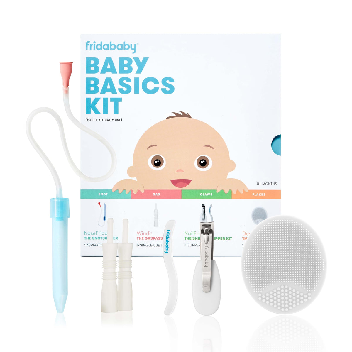Frida Baby NoseFrida SnotSucker demonstrates gentle nasal care for infants.