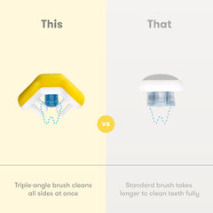 Frida Baby 2-pack Toothhugger enables consistent, shared brushing routines