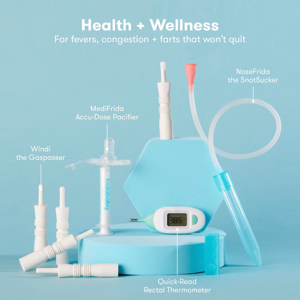 Frida Baby Quick-Read Rectal Thermometer for fast temperature readings.