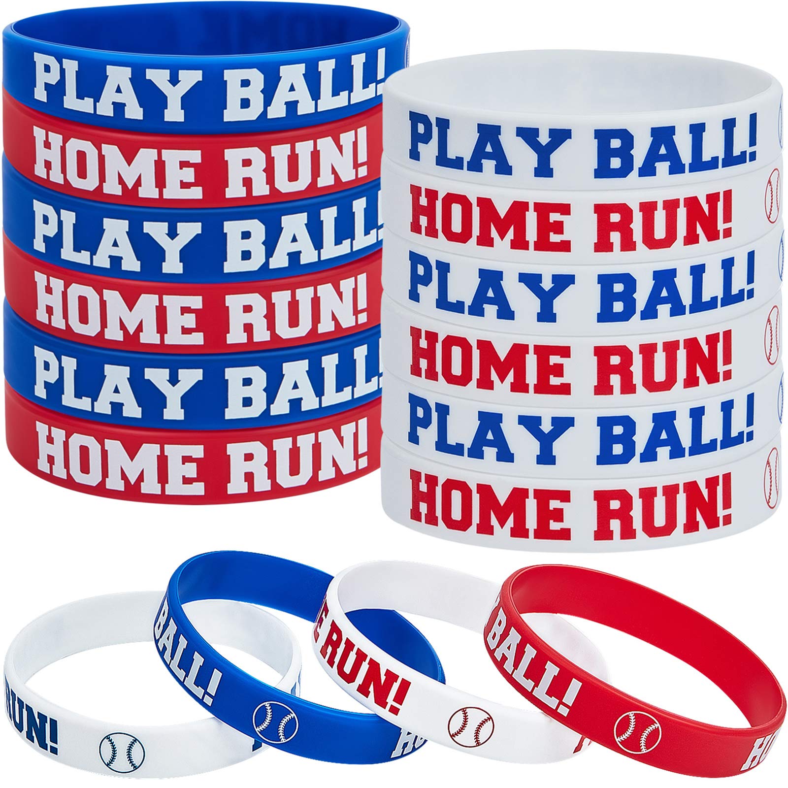 Frienda baseball bracelet blue Home Run design boosts game-day motivation.