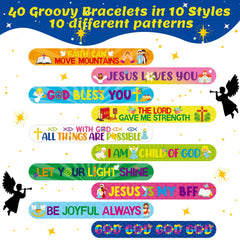 Frienda Bible verses designs on bracelets for Sunday decoration and gifting.