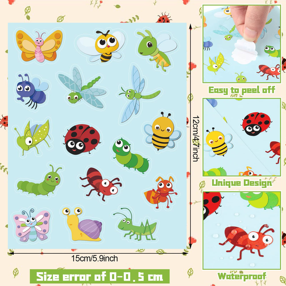 Frienda bee stickers: durable, waterproof accents for notebooks and water bottles.