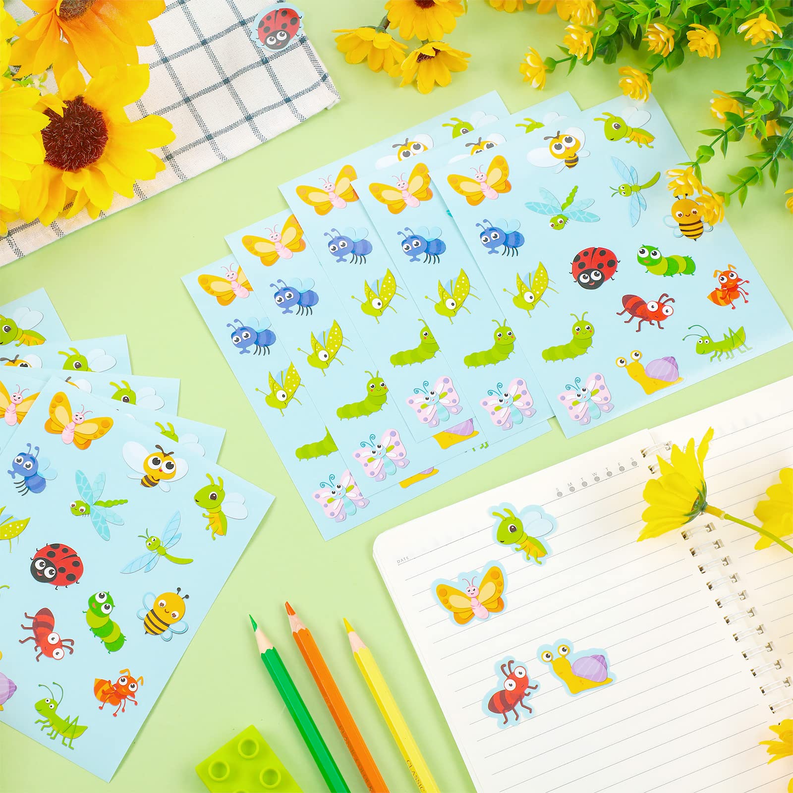 Frienda dragonfly stickers: vivid 1x1 inch decor for walls and windows.