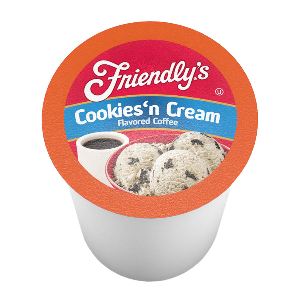 Friendly's coffee pods in a Keurig brew moment.