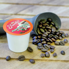 Friendly's peppermint coffee pods — Keurig-compatible for easy brewing