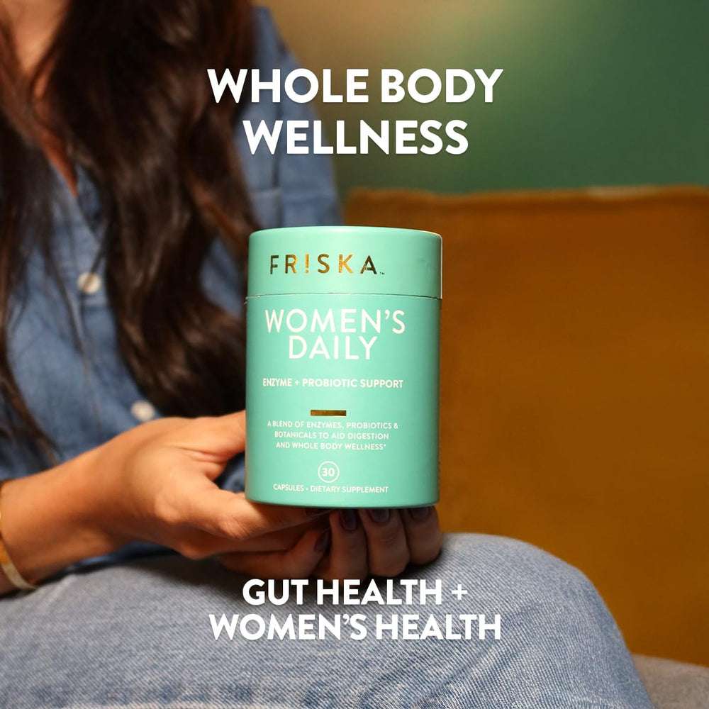 FRISKA Biotin icon indicates hair and nails support.