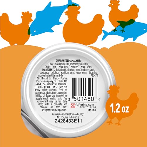 Friskies Lil' Soups easy-open cup for quick servings