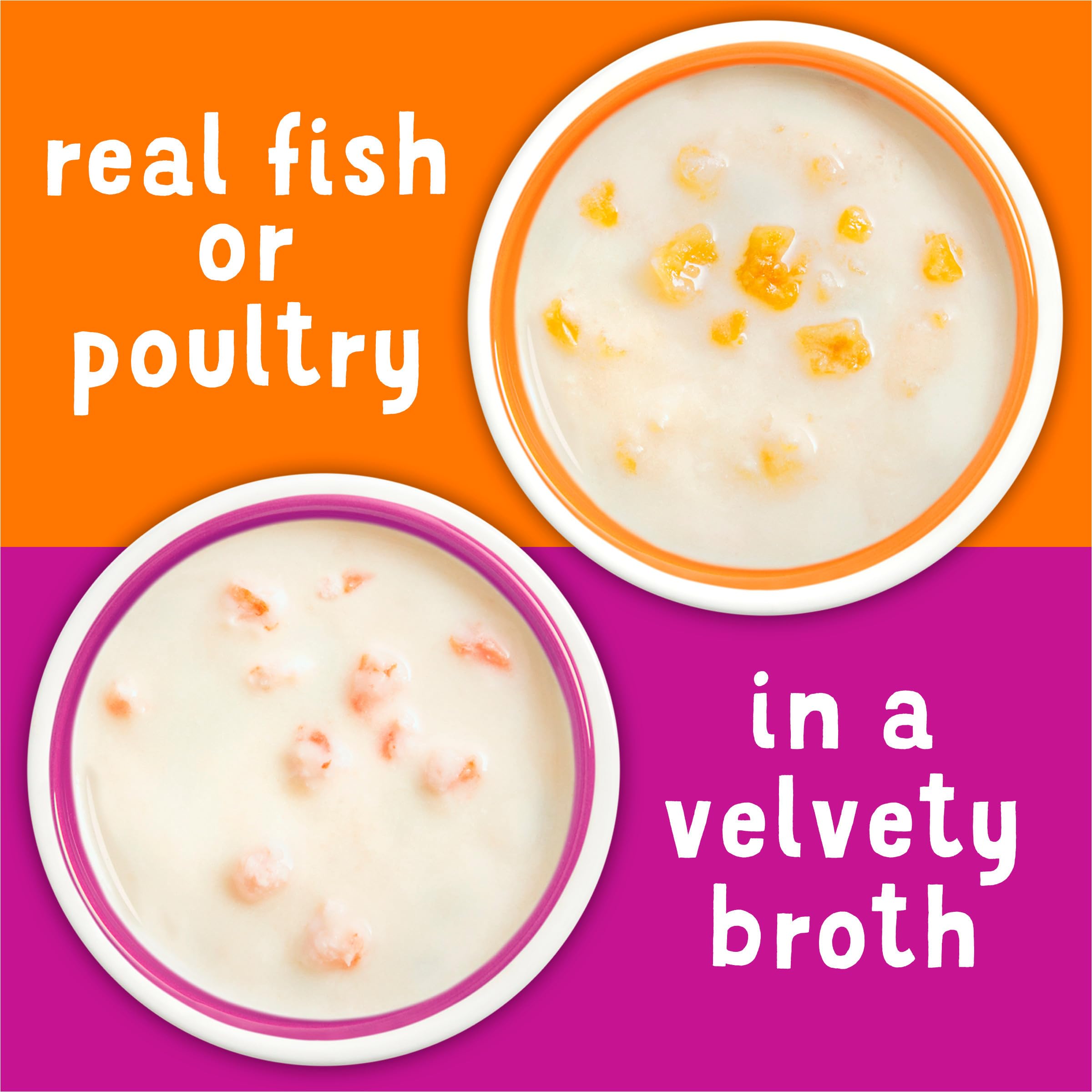 Friskies Lil' Soups tuna cup offers moisture and flavor.