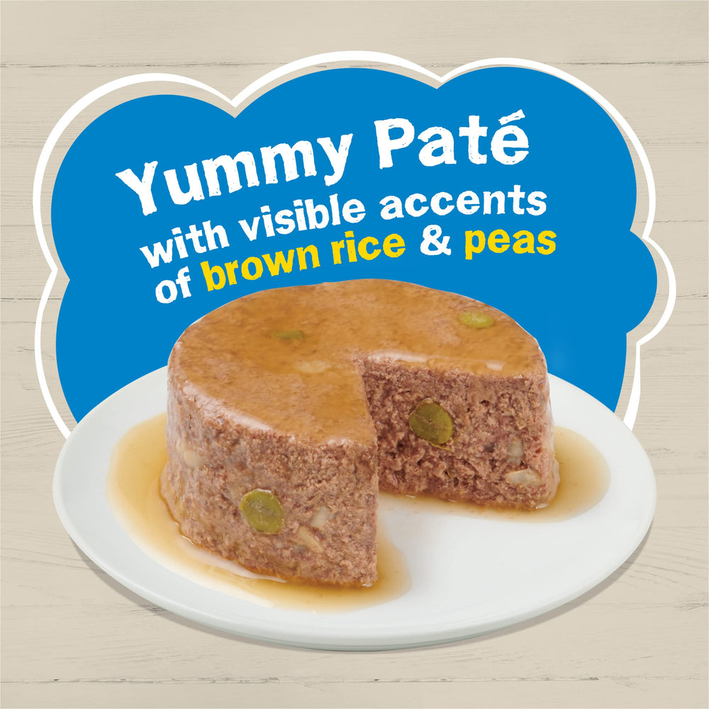 Friskies Ocean Favorites tuna ingredients bowl shows natural texture cats enjoy.