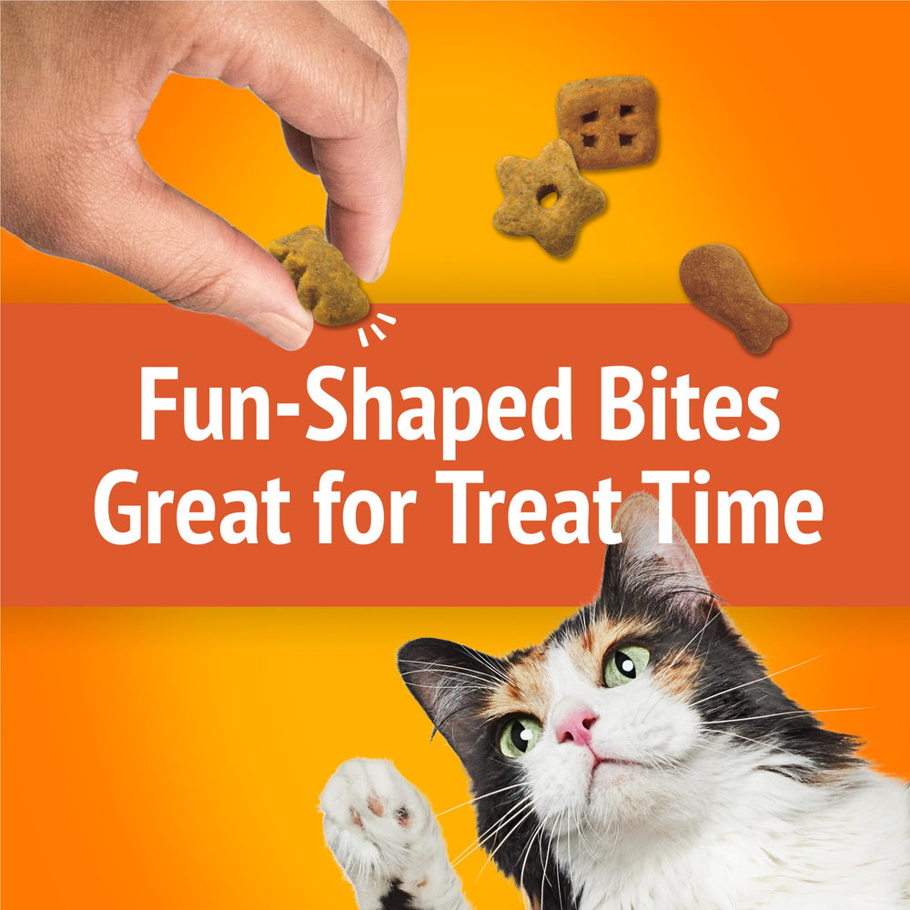 Friskies Party Mix Original Crunch 20 oz pouch ready for convenient snacking.
