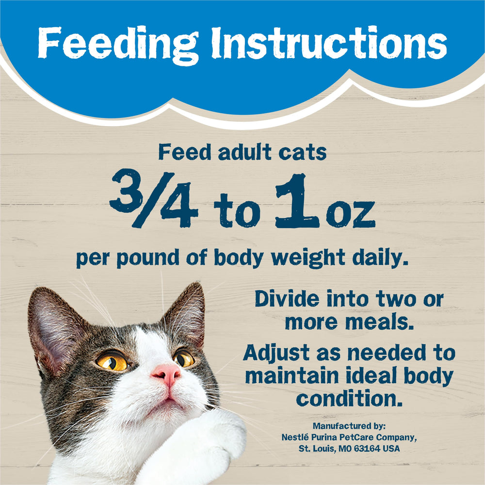 Friskies high-quality protein ingredients list supports active cats.