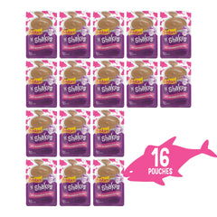Friskies salmon puree with creamy texture appealing during meals