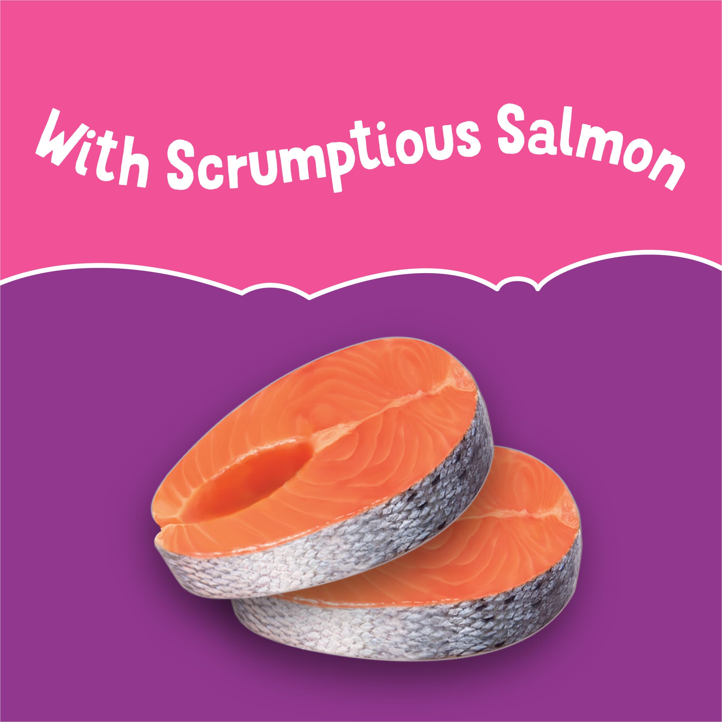 Close-up of creamy salmon puree showing smooth texture