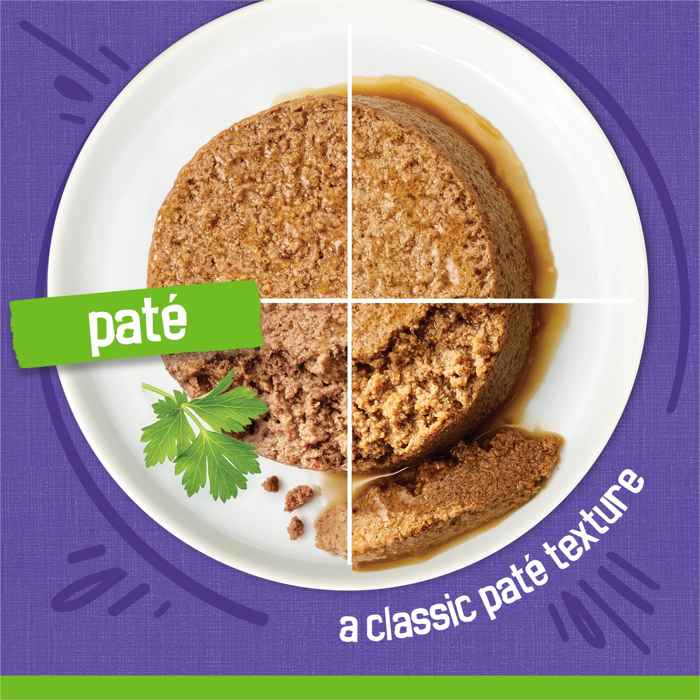 Friskies Pate Variety Pack showcases multiple flavors in one purchase.