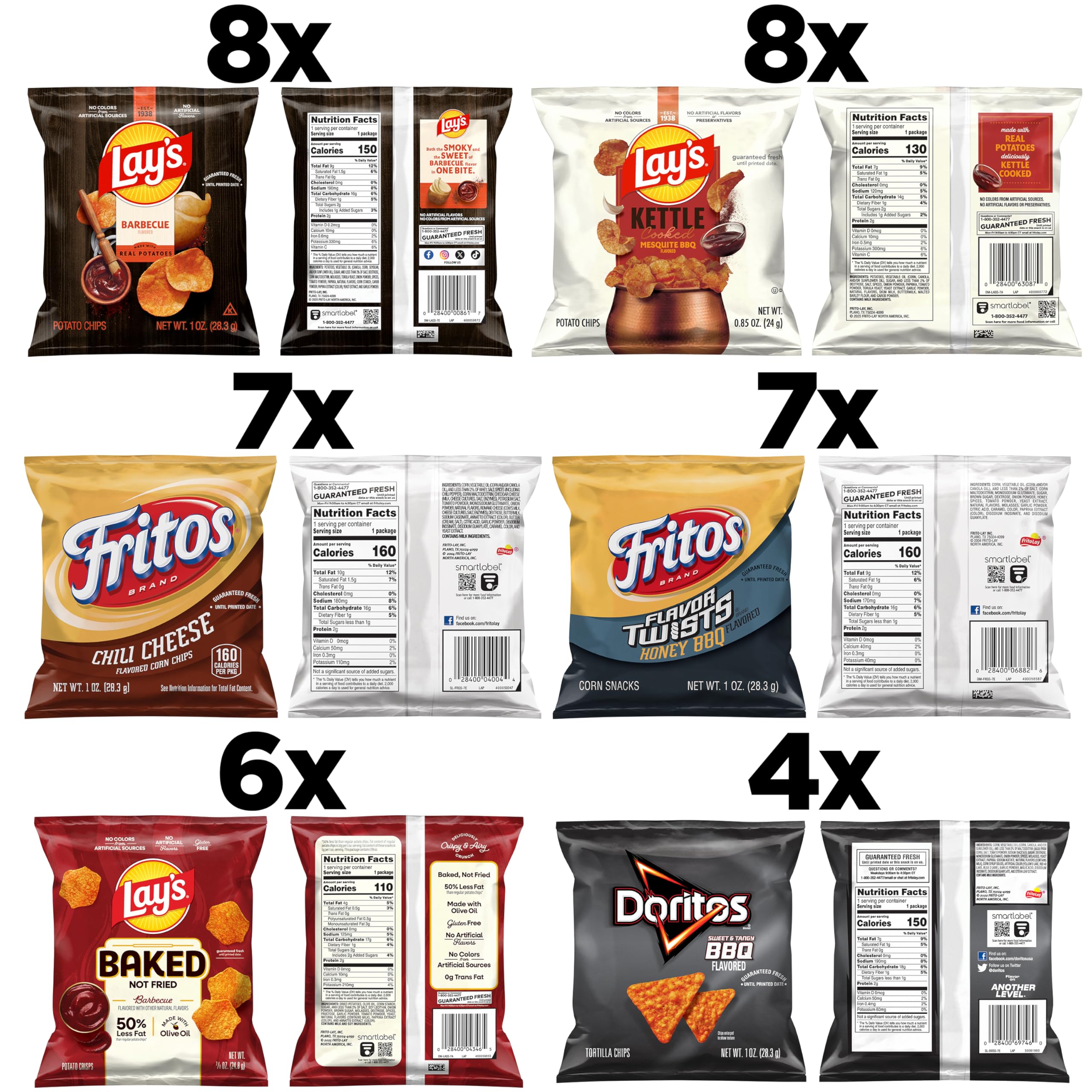 Frito Lay Backyard Barbecue Mix Lay’s BBQ bites, crisp and inviting