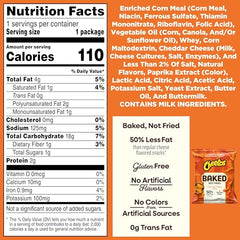 Frito Lay Baked Cheetos Crunchy Cheese—gluten-free treat for school lunches.