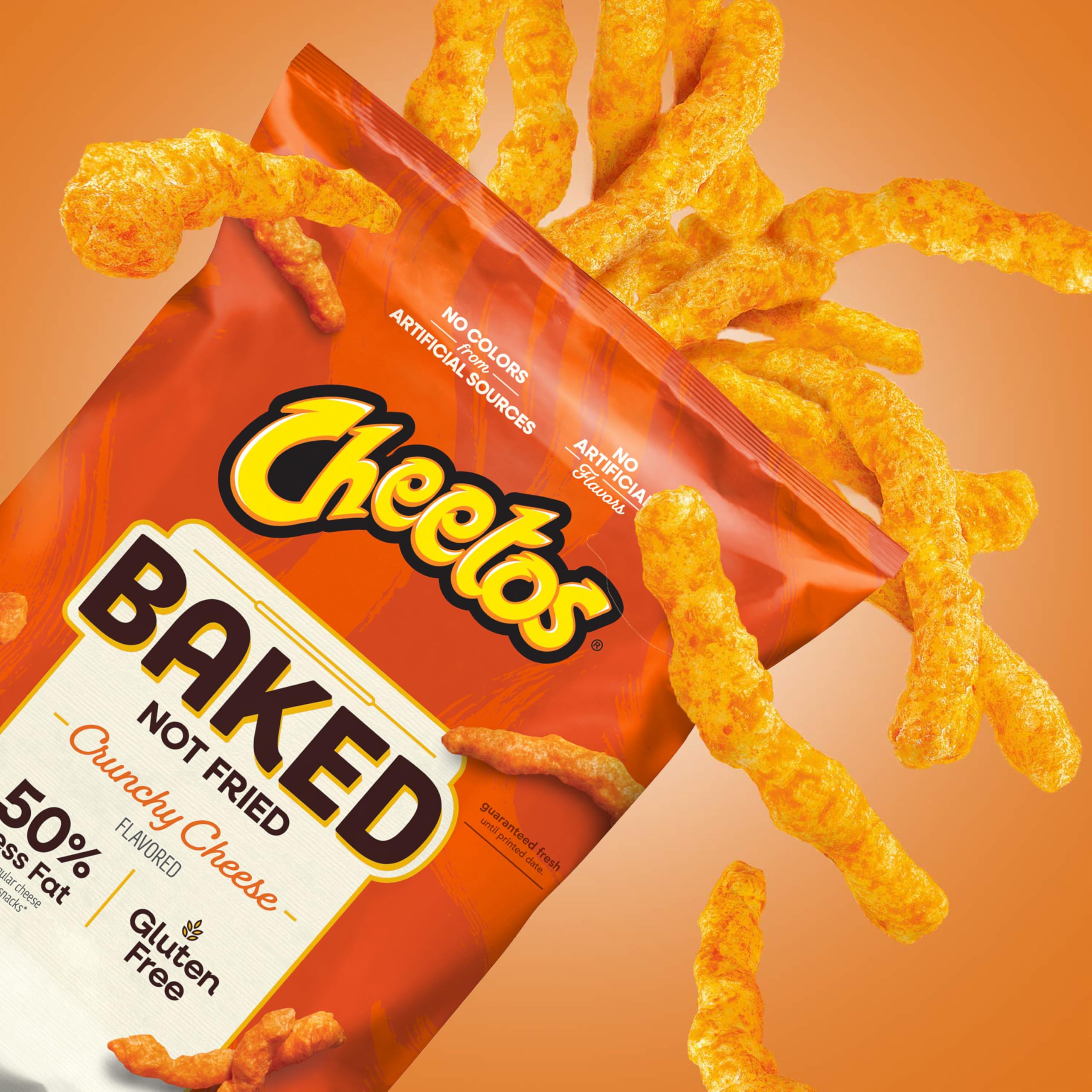 Frito Lay Baked Cheetos Crunchy Cheese—40-pack, great for sharing.
