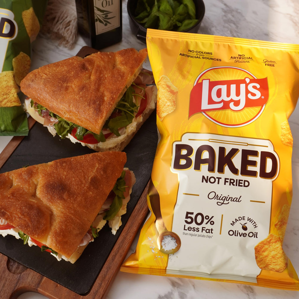 Frito-Lay Baked Pack display highlights mindful snacking for home or travel