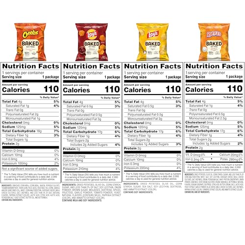 Frito-Lay Baked Lays Original Chips deliver classic flavor with crisp, lighter profile