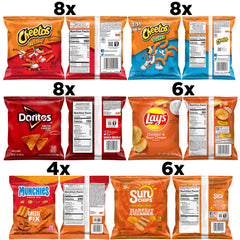 Frito-Lay Cheesy Mix Cheetos Crunchy bag with a crunchy bite for quick breaks