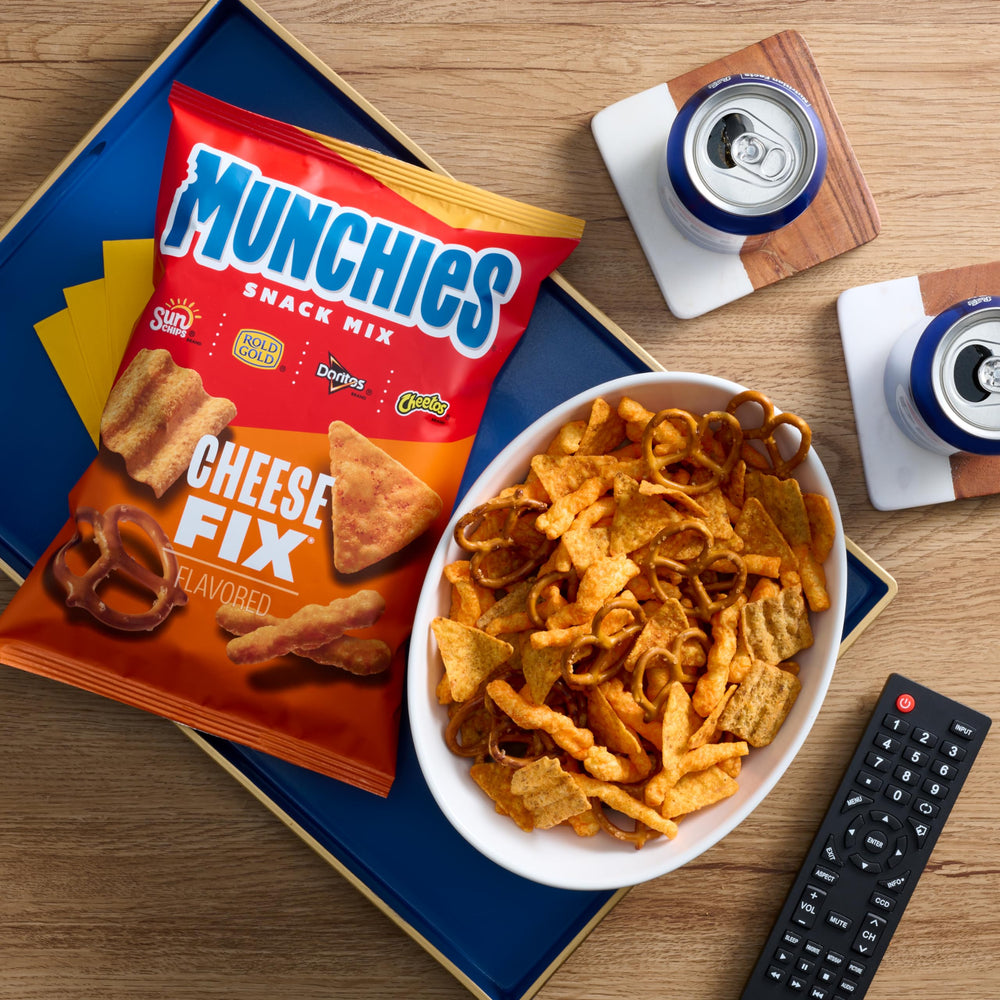 Frito-Lay Cheesy Mix SunChips Harvest Cheddar bag for savory crunch at school or work