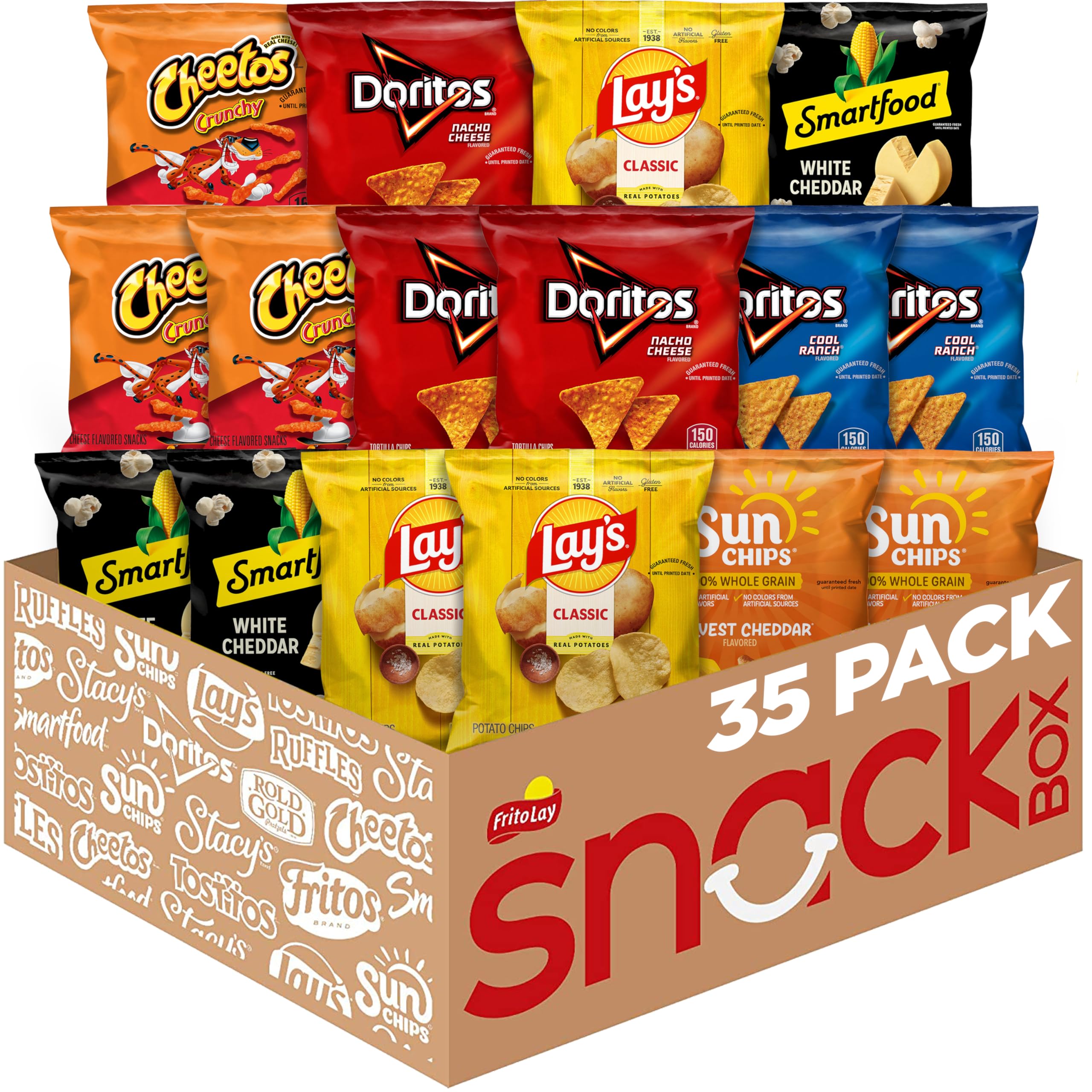 Frito-Lay Classic Mix 35-snacks box for easy parties and on-the-go snacking