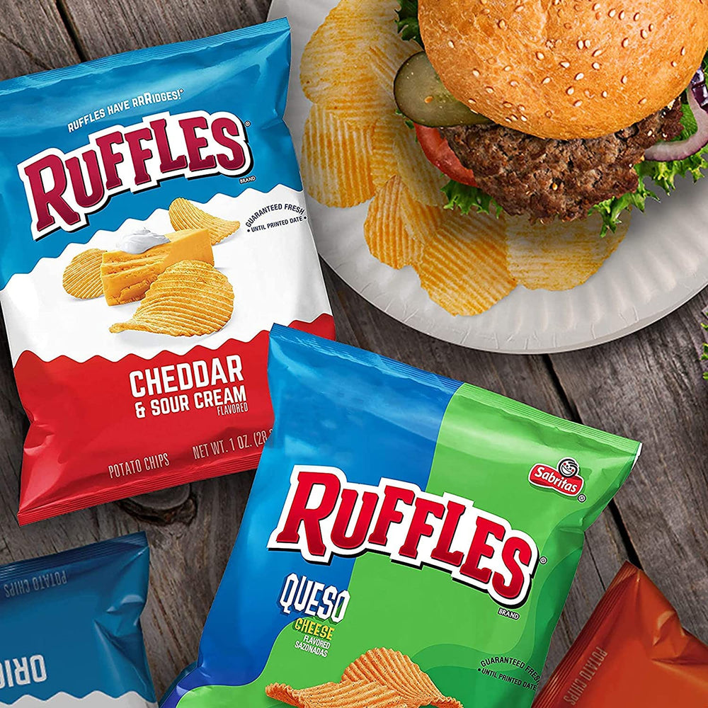 Doritos Cool Ranch close-up among the flavors