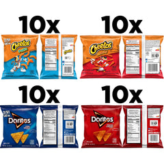 Frito-Lay Doritos Nacho Cheese close-up, bold flavor for lunchboxes
