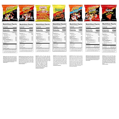 Frito-Lay Flamin’ Hot Mix inside view ready-to-share packs