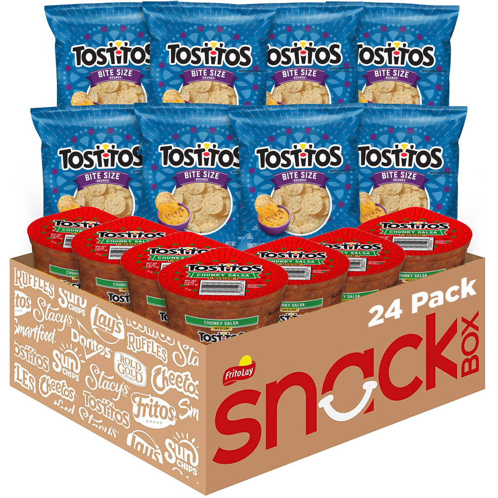 Tostitos Bite Size Rounds chips for quick snacking on the go
