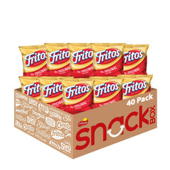 Fritos Original Corn Chips bag in a 40-pack for on-the-go snacking