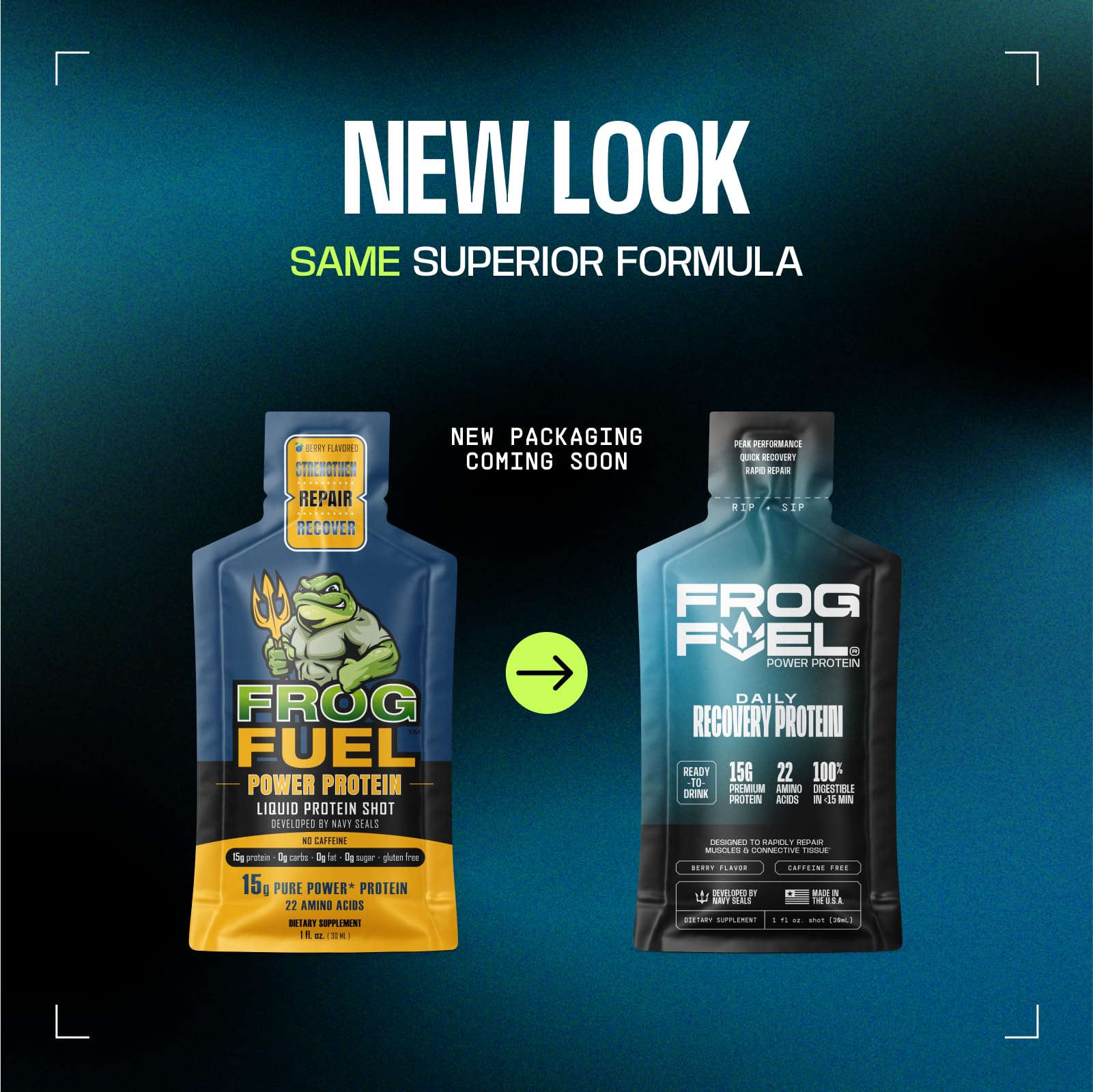 Frog Fuel Power Berry on-the-go use supports quick fueling sessions.