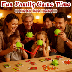 Frog Mask with Blow Tongue multiplayer party setup for groups.