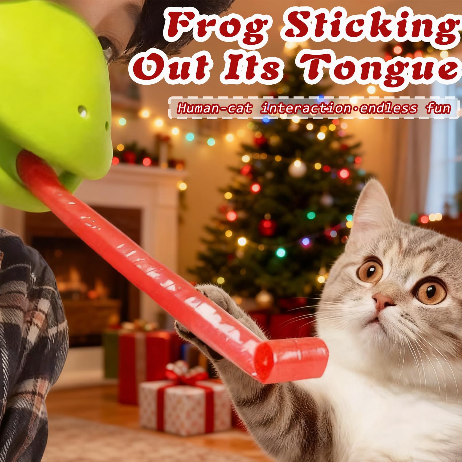 Frog Mask with Blow Tongue launches the tongue to topple a card.