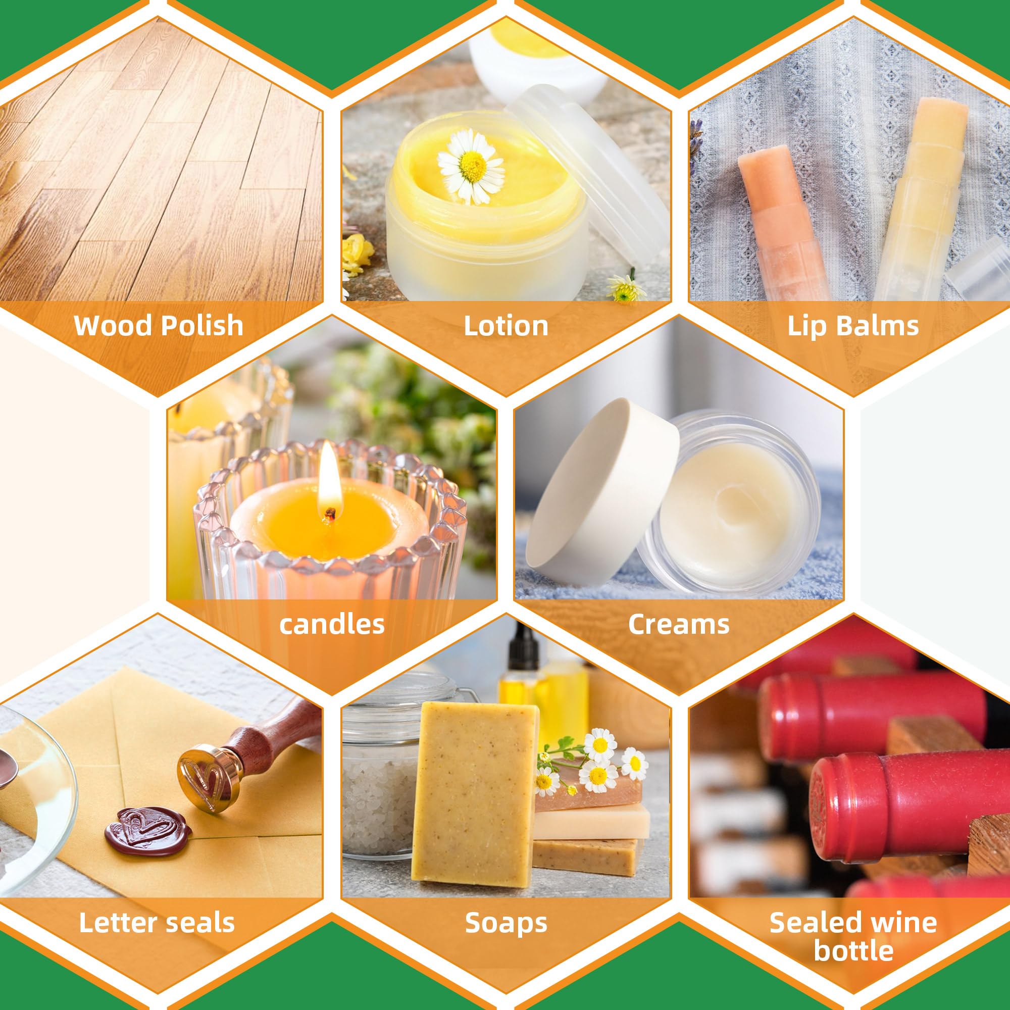 FROKO beeswax pellets ideal for natural skin and body care.
