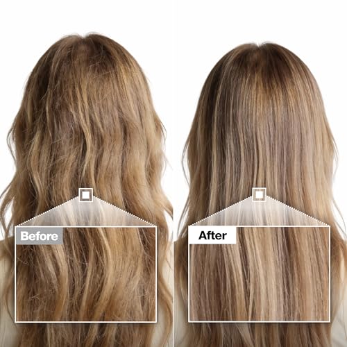FromLabs Protein Capsule Hair Repair product in use on mid-lengths shows detangling.