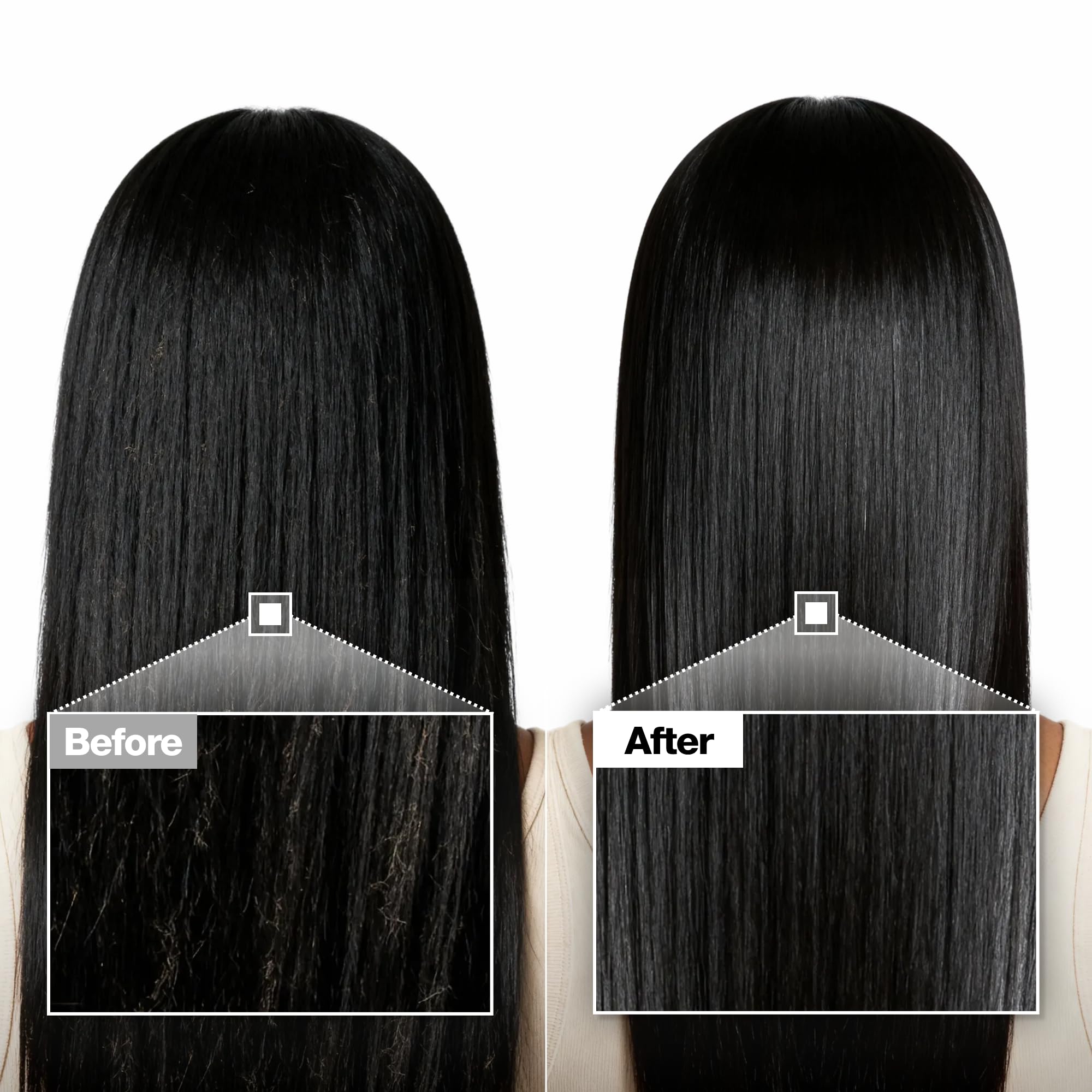 FromLabs Protein Capsule Hair Repair demonstrates instant detangling for gentle combing.